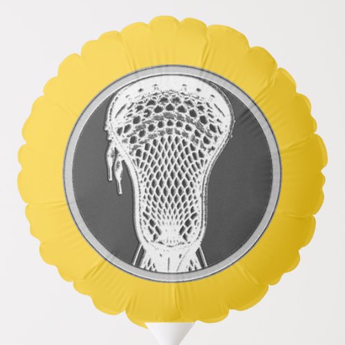 Lacrosse Celebration Yellow Balloon