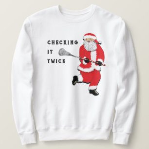 Lacrosse Checking It Twice Sweatshirt