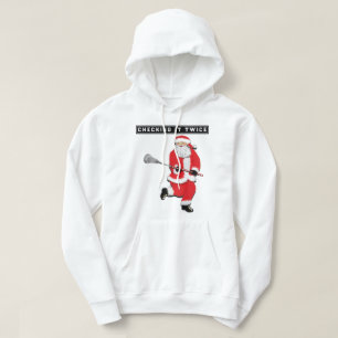 Lacrosse Checking It Twice T-Shirt Hoodie