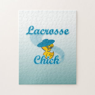 Lacrosse Chick #3 Jigsaw Puzzle