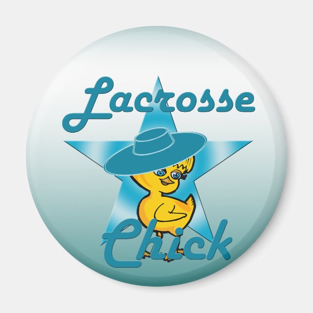 Lacrosse Chick #7 Magnet (Front)