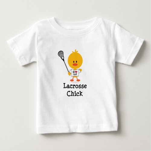 Lacrosse Chick Baby T_shirt