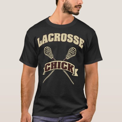 Lacrosse Chick Dark Classic TShirt