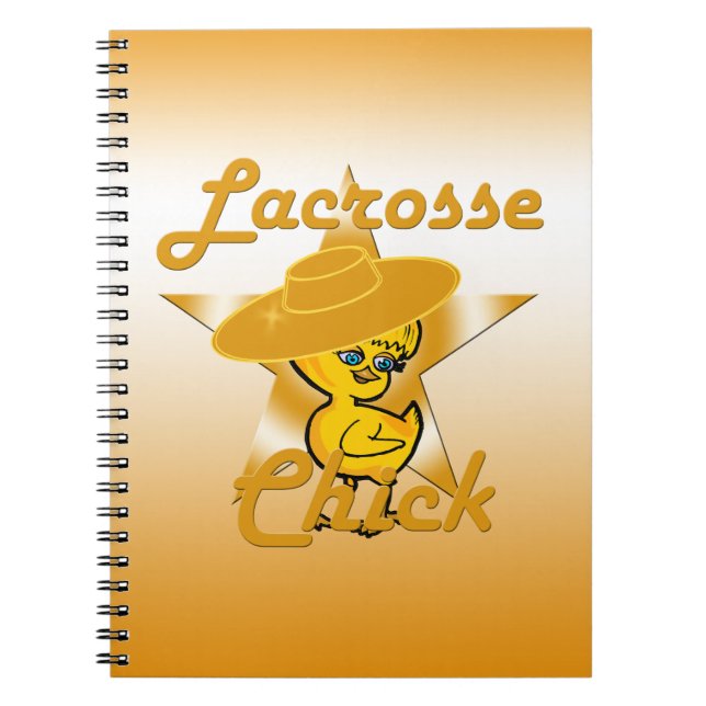 Lacrosse Chick  Notebook (Front)