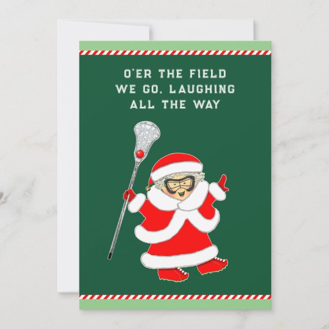 Lacrosse Christmas Cards (Front)