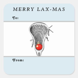 Lacrosse Christmas gift tags