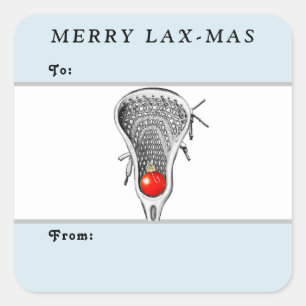 Lacrosse Christmas gift tags