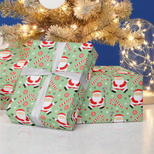 Lacrosse Christmas Holiday Gift Wrapping Paper