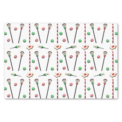 Lacrosse Christmas Holiday Tissue Paper