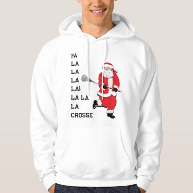 Lacrosse Christmas Hoodie (Front)