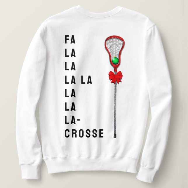 Lacrosse Christmas Sweatshirt (Design Back)