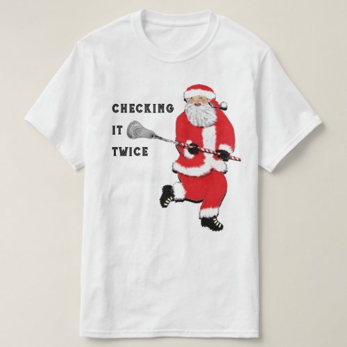 Lacrosse Christmas T_Shirt