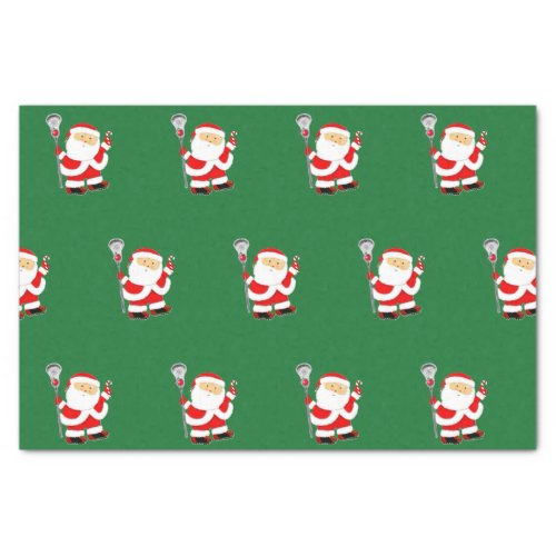 Lacrosse Christmas Tissue Paper