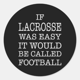 Lacrosse classic round sticker