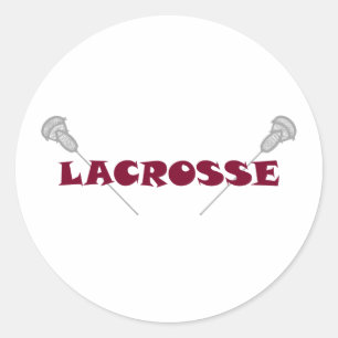 Lacrosse Classic Round Sticker