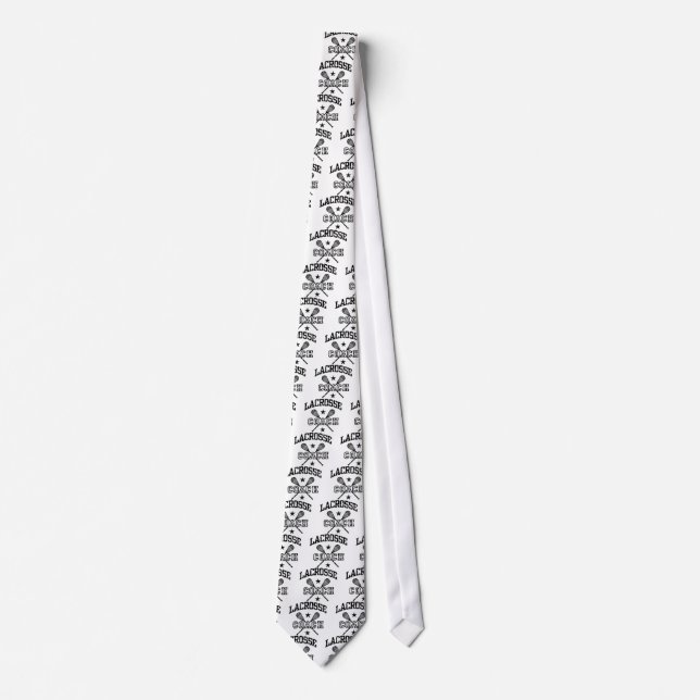 Lacrosse Coach Neck Tie (Front)