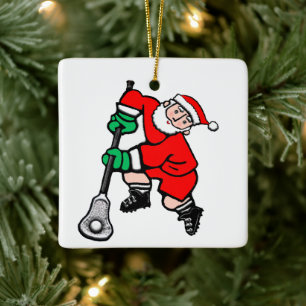 Lacrosse Collectible Ceramic Ornament