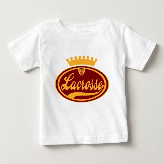 Lacrosse Crown Baby T-Shirt (Front)