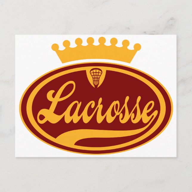 Lacrosse Crown Postcard (Front)