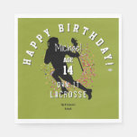 Lacrosse Custom Design Paper Napkin