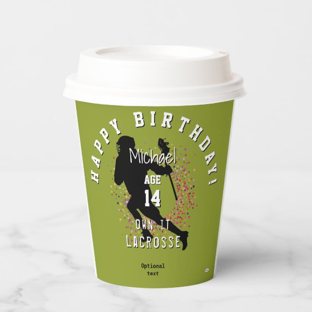 Lacrosse Custom Paper Cups HAMbyWG (Front)
