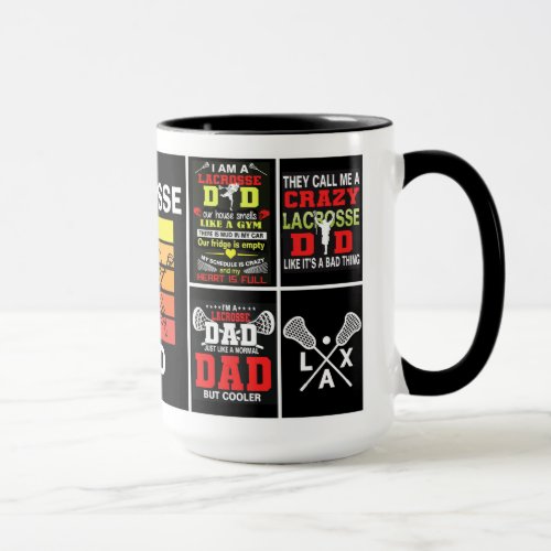 Lacrosse Dad from Son Fathers Day Mug