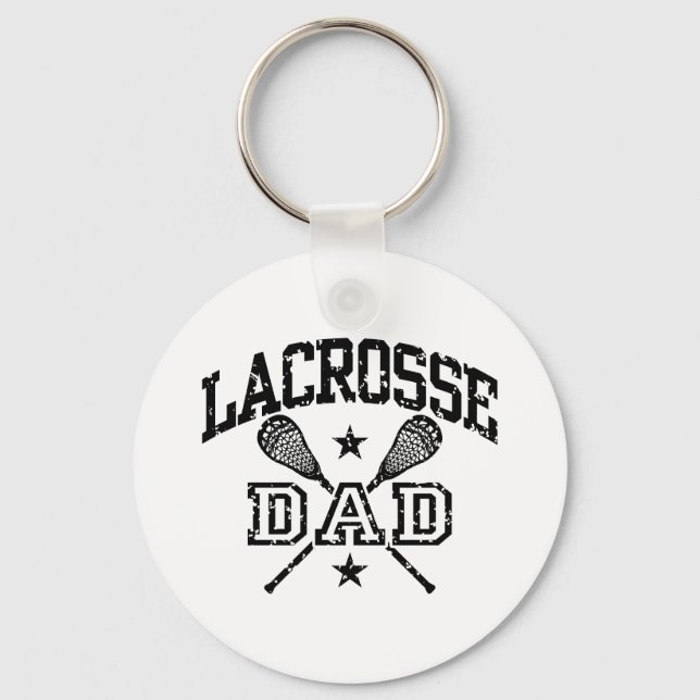 Lacrosse Dad Keychain (Front)