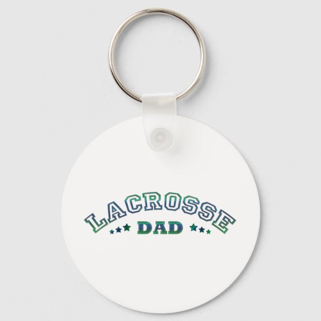 Lacrosse Dad Keychain (Front)