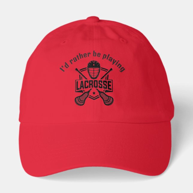Lacrosse Design Hat (Front)