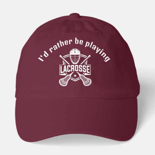Lacrosse Design Hat (Front)