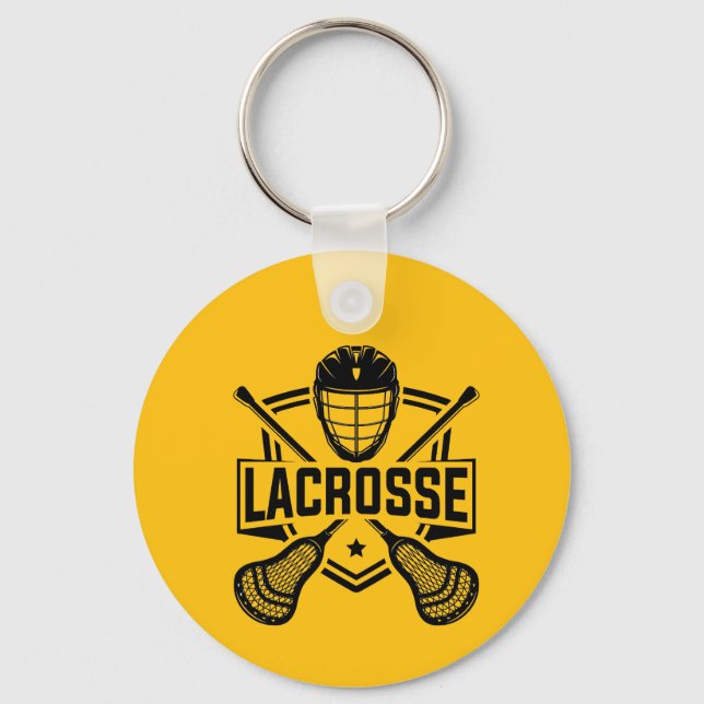 Lacrosse Design  Keychain (Front)