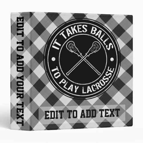 Lacrosse Design Trading Card Album Binder