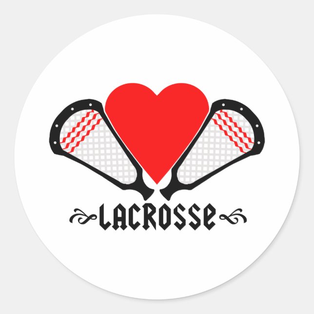 Lacrosse Designs GirlsLacrosse Sticker (Front)