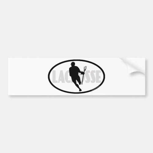 Lacrosse Designs IRock Oval2 Bumper Sticker