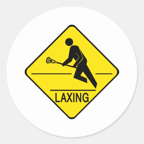 Lacrosse Designs Laxing Sticker
