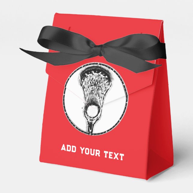 Lacrosse Favor Boxes (Front Side)