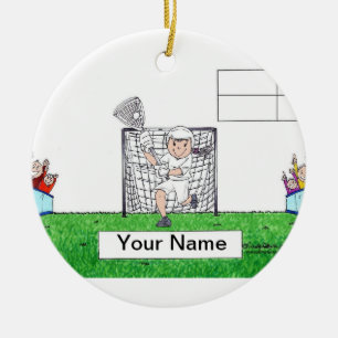 LaCrosse - Female Ceramic Ornament