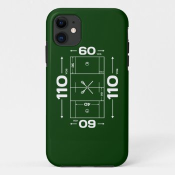 Lacrosse Field Dimensions Iphone 5 Case by laxshop at Zazzle