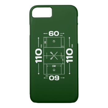 Lacrosse Field Dimensions Iphone 7 Case by laxshop at Zazzle