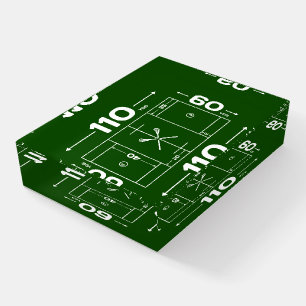 Lacrosse Field Dimensions Lac Gift Paperweight