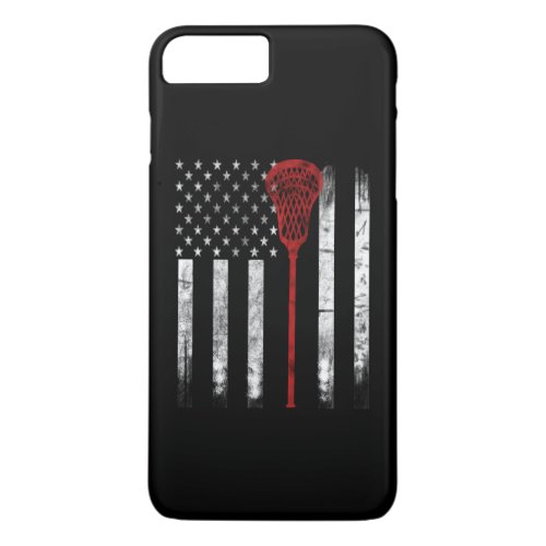 Lacrosse Flag iPhone 8 Plus7 Plus Case