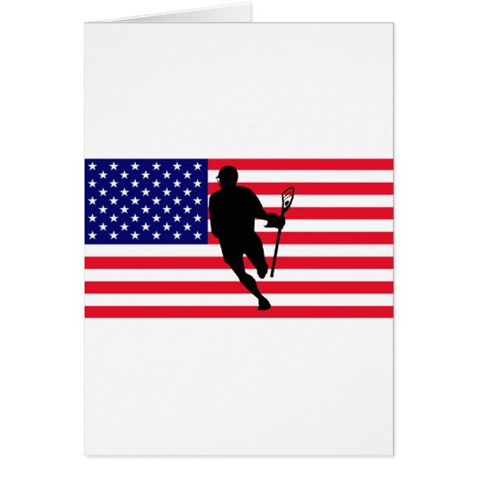 Lacrosse Flag IRock America Cards (Front)