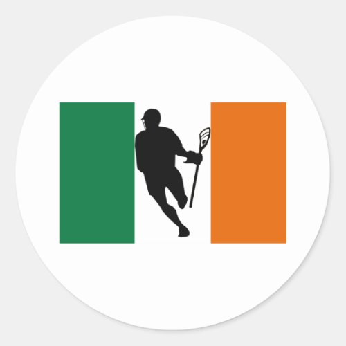 Lacrosse Flag IRock Ireland Sticker