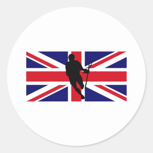 Lacrosse Flag IRock UK Sticker