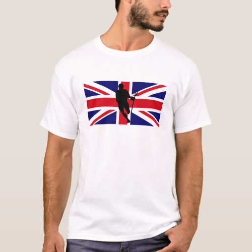 Lacrosse Flag IRock UK T_Shirt