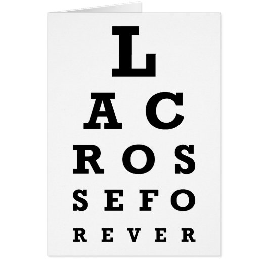 Lacrosse Forever Cards (Front)