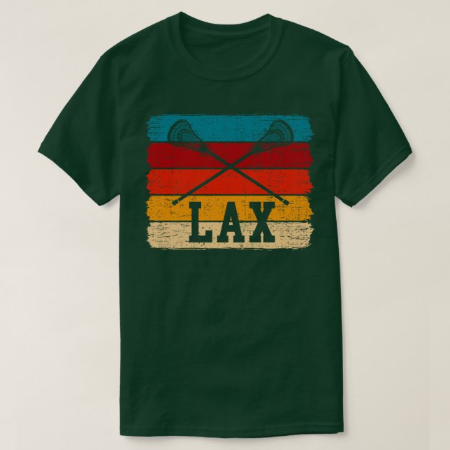 Lacrosse Funny Lax 3 T-Shirt (Design Front)