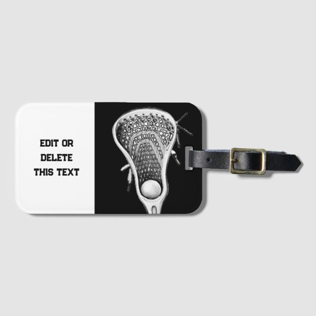Lacrosse Gear Luggage Tag (Front Horizontal)