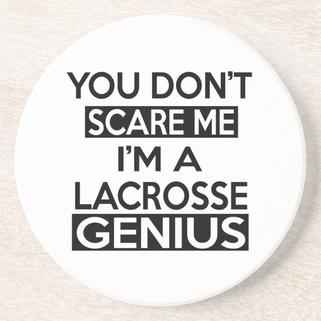 LACROSSE GENIUS DESIGNS SANDSTONE COASTER (Front)