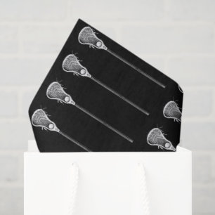 Lacrosse Gift Black Tissue Paper